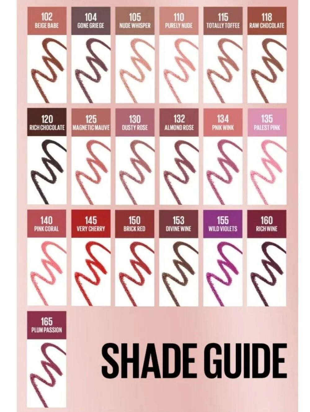 ⭐4/$15 Maybelline Color Sensational Shaping Lip Liner Plum Passion